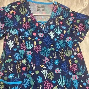 Women’s scrub top- size medium